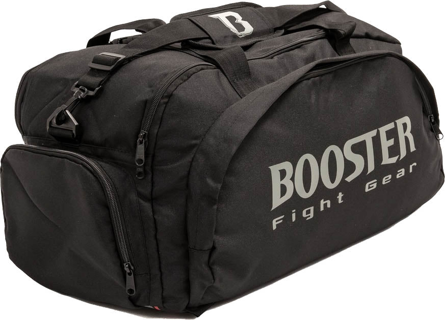 Booster Zwarte Sporttas Duffle – Kleine Rugtas