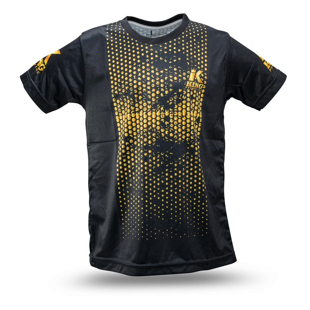 King Pro Boxing HEXAGON SHIRT Gold