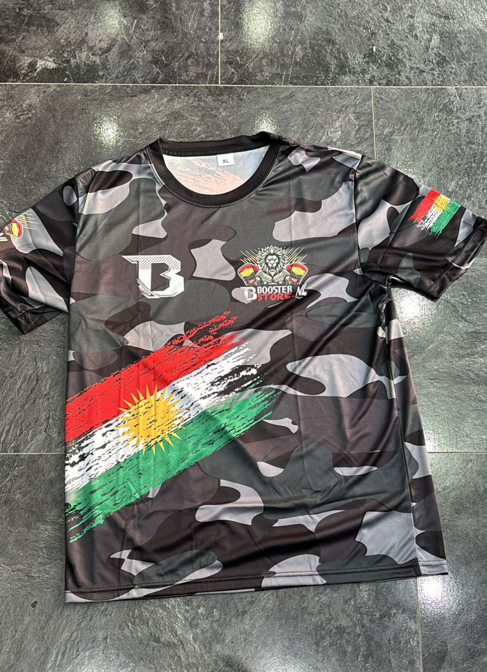 Kurdistan Booster Camo Fight Shirt