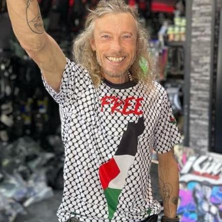 Free Palestina active dry sport shirt