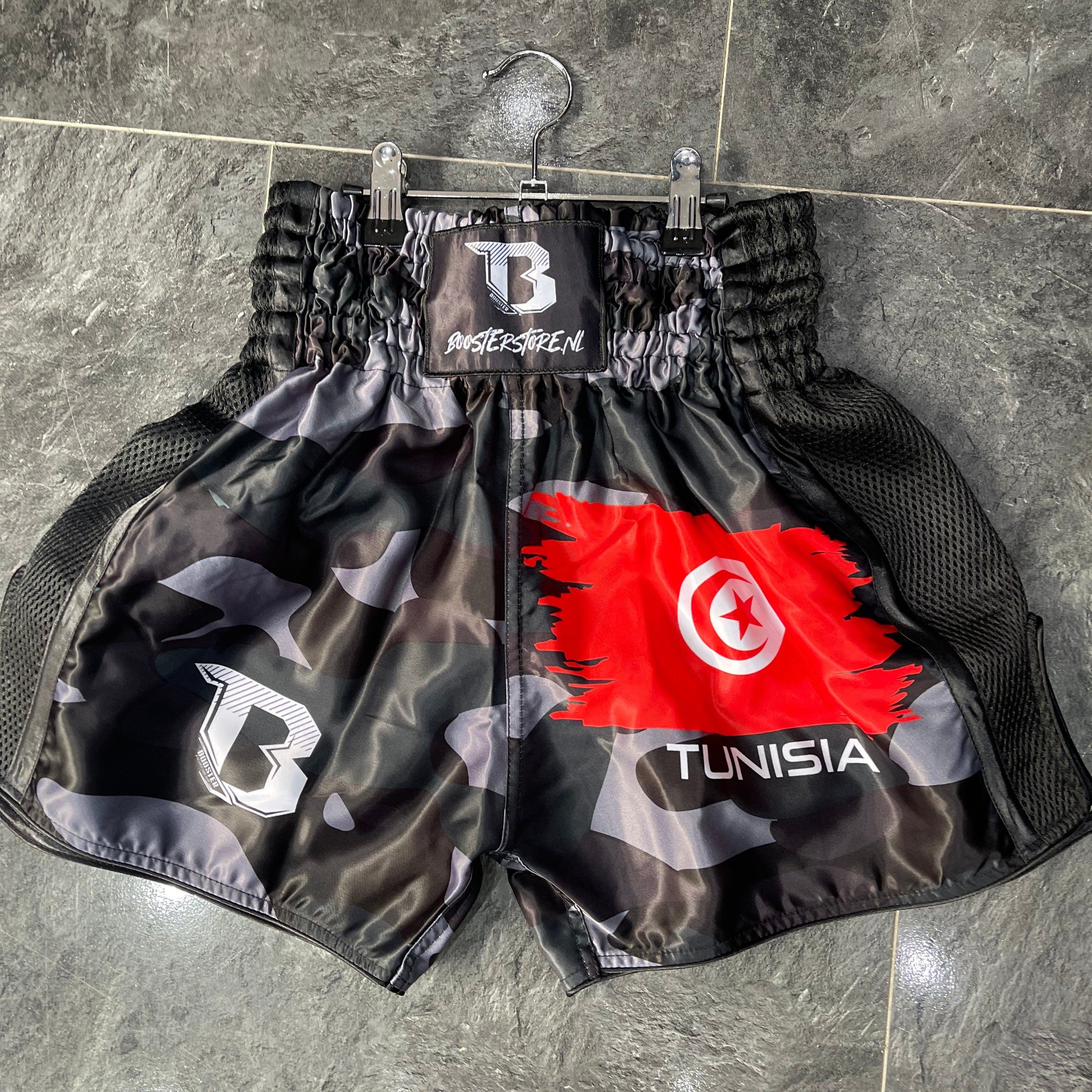 Tunisia Camo Booster short voorkant