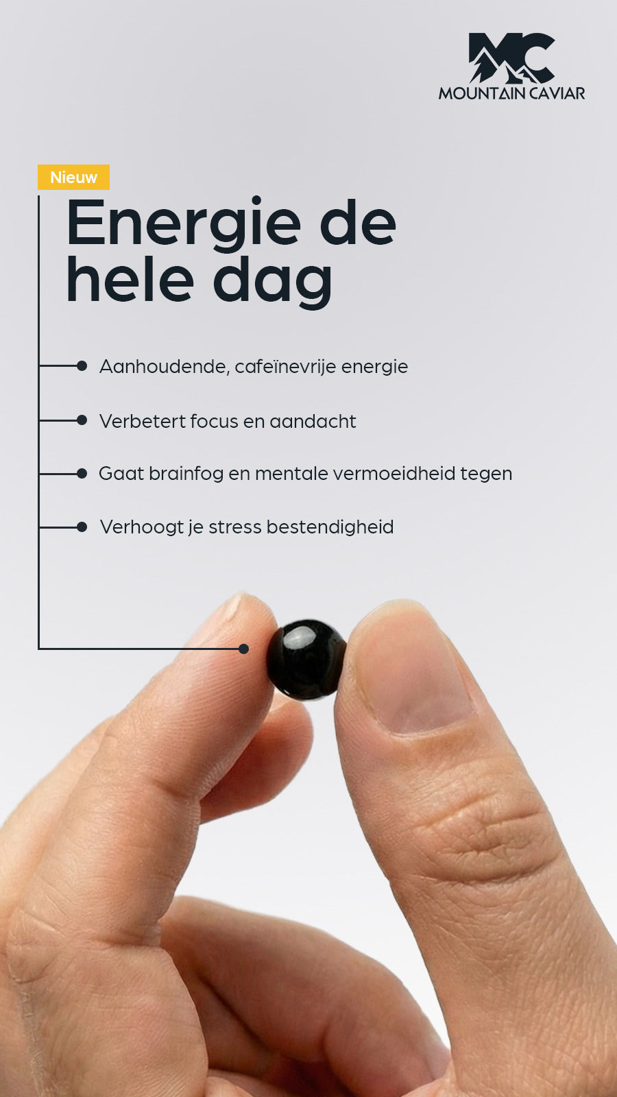 Mountain Caviar – Shilajit Softgels (150 stuks)