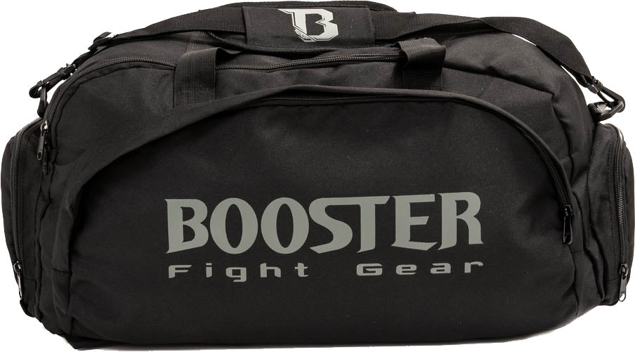 Booster Zwarte Sporttas Duffle – Kleine Rugtas