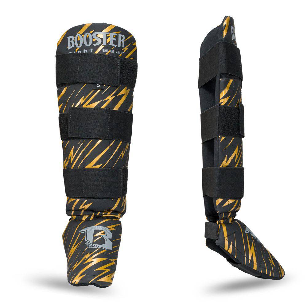 Booster Kinder Schienbeinschoner Combat Serie gold