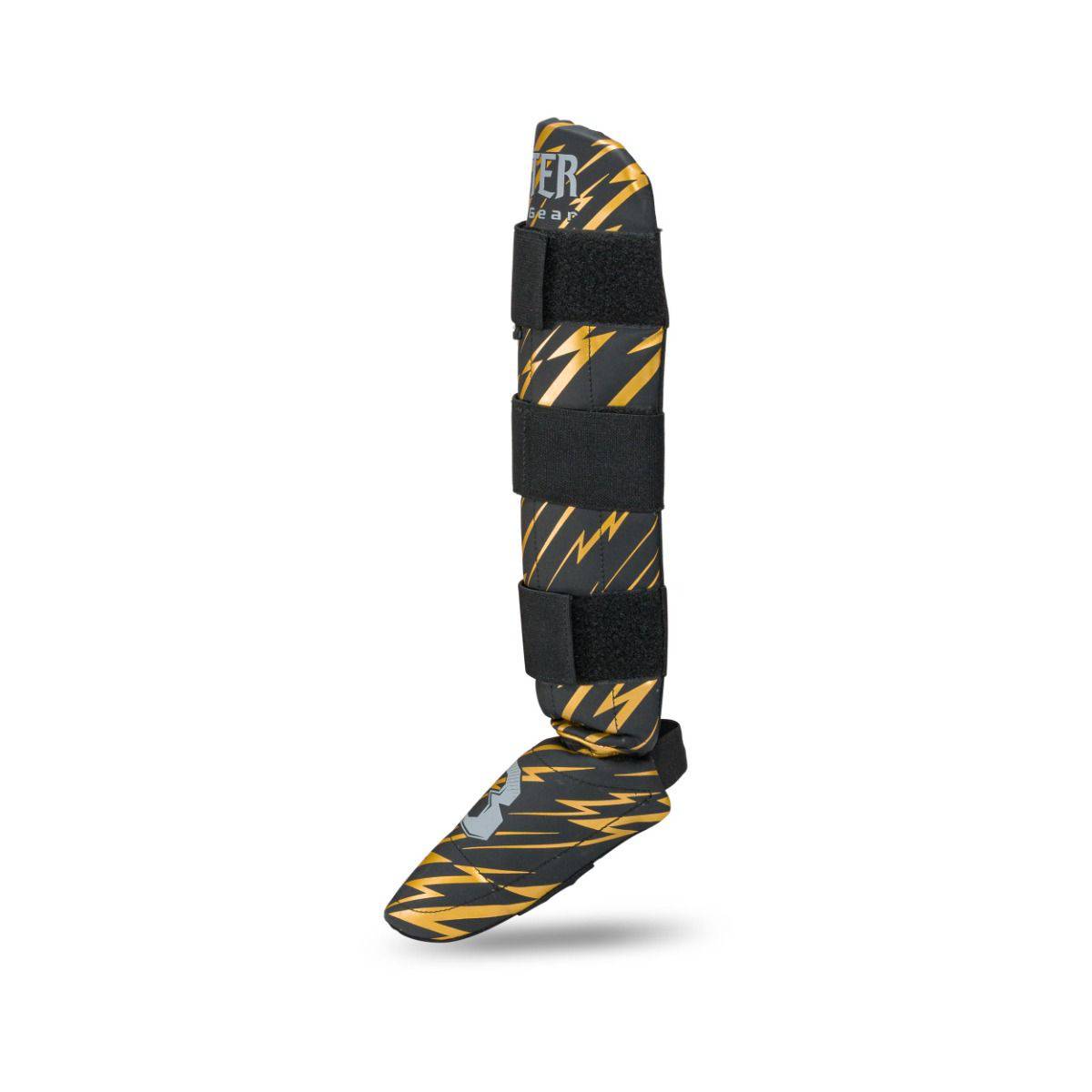 Booster Kinder Schienbeinschoner Combat Serie gold