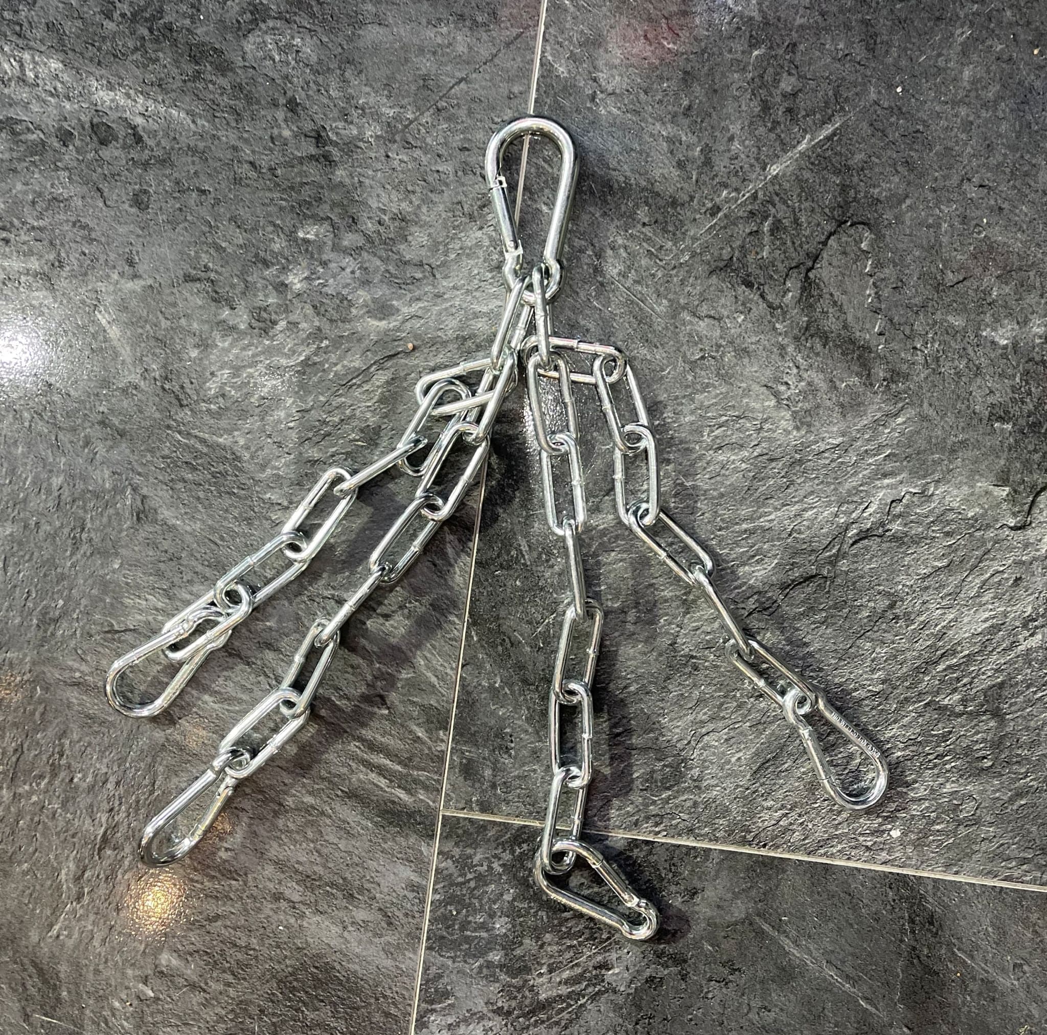 Bokszak - 180cm - gevuld met ketting