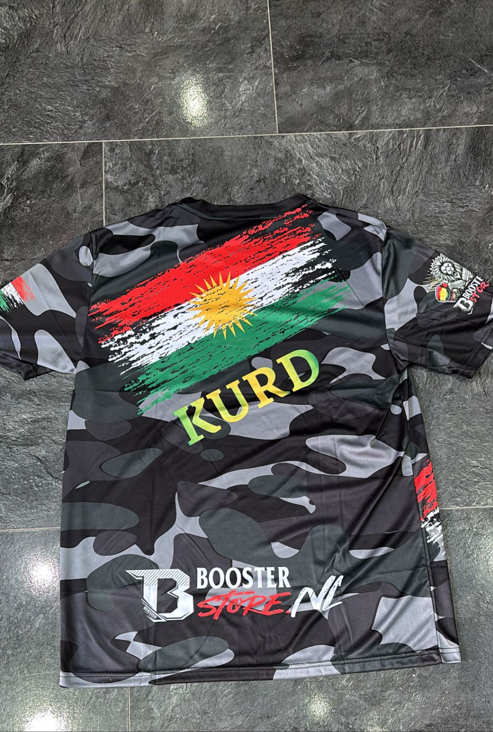 Kurdistan Booster Camo Fight Shirt