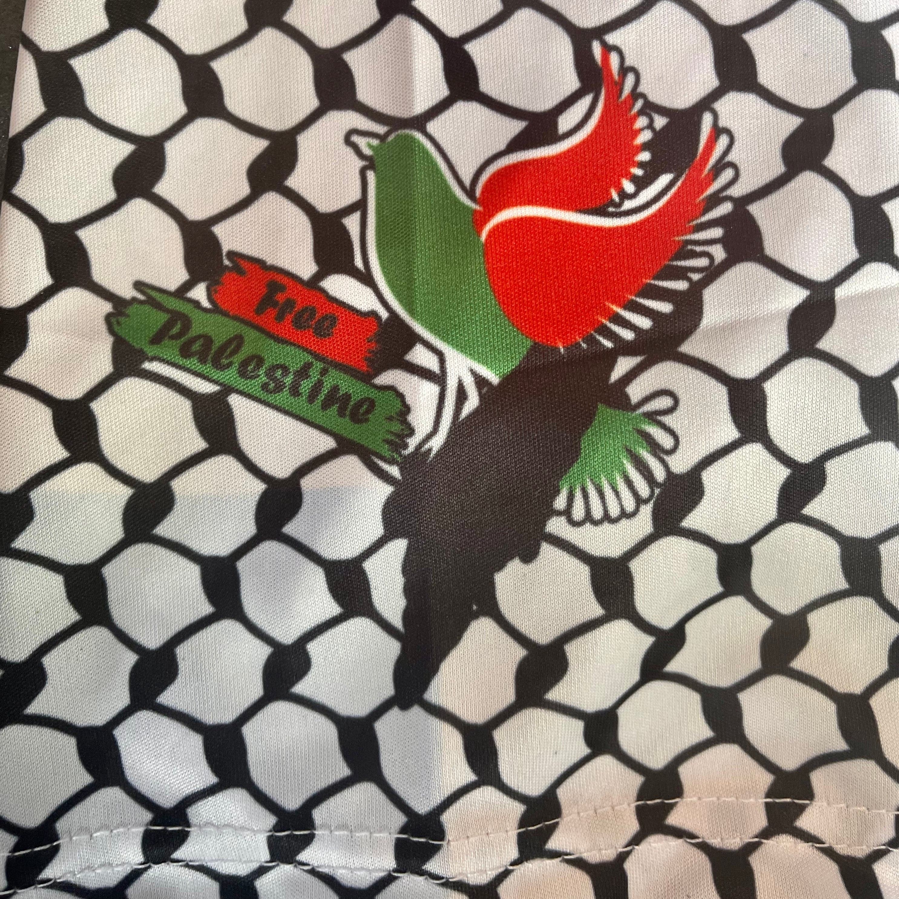 Free Palestina active dry sport shirt