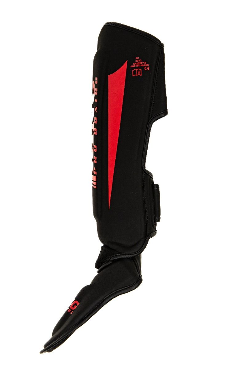 Scheenbeschermers King Pro Boxing REVO Rood