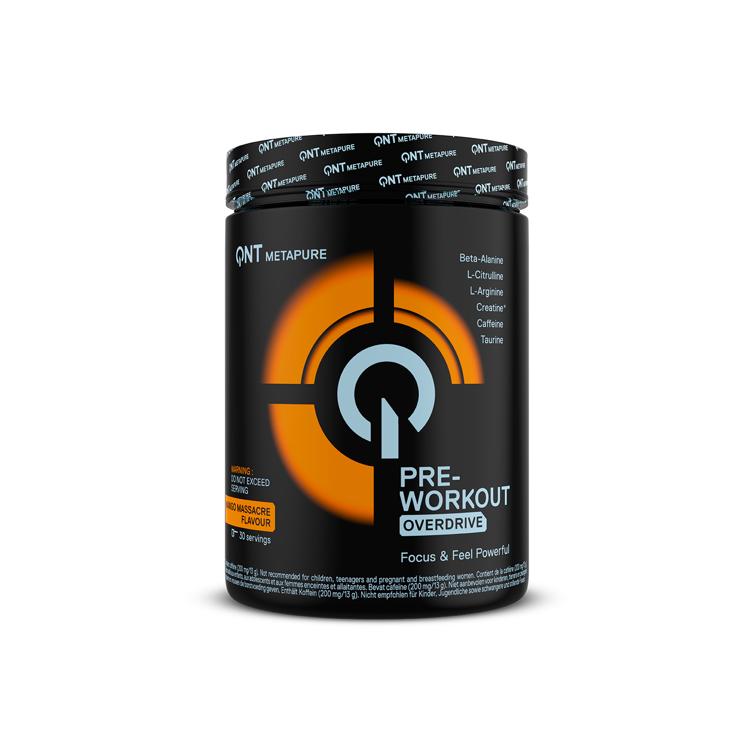 PRE-WORKOUT QNT OVERDRIVE | 390 Gram