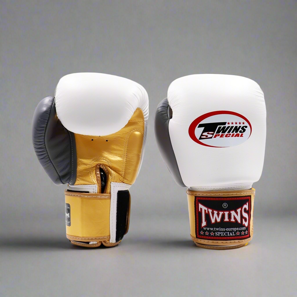 Twins Bokshandschoenen BGVL 3 Grey/ Gold/ White