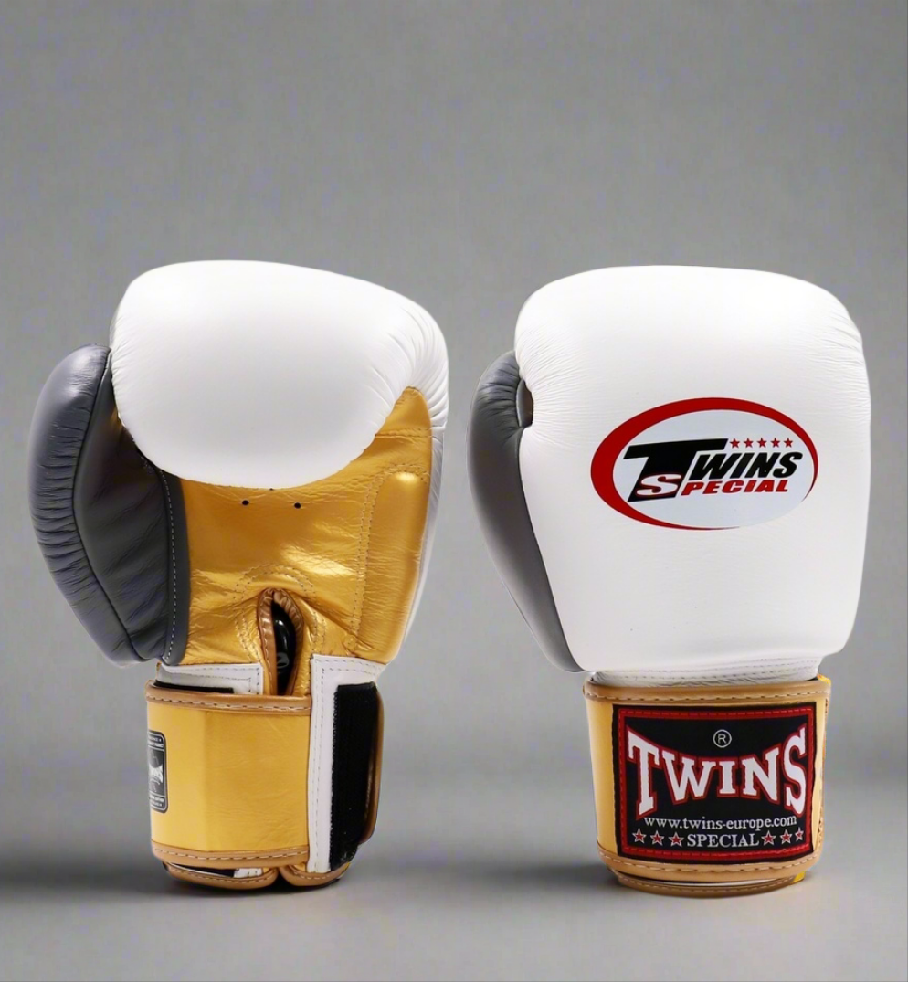 Twins Bokshandschoenen BGVL 3 Grey/ Gold/ White