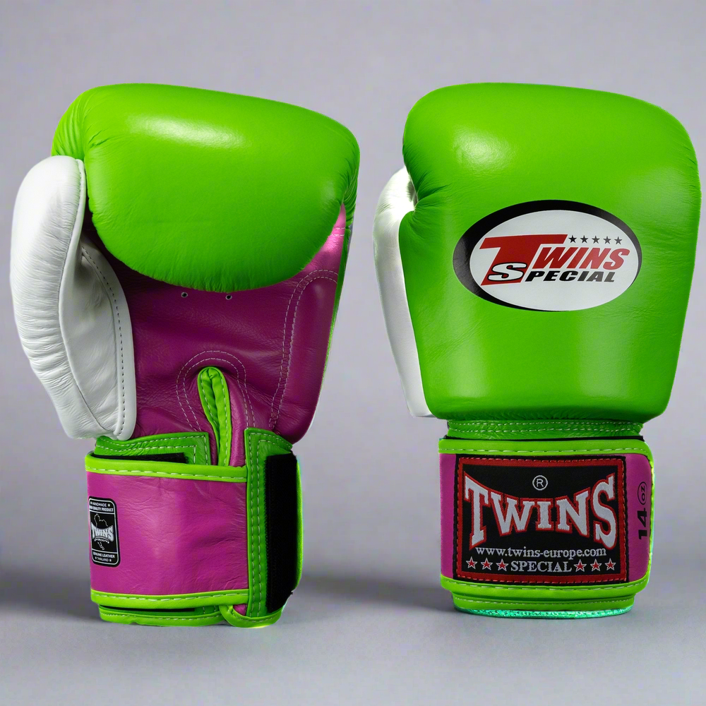 Twins Bokshandschoenen BGVL 3 Groen/ Pink/ White