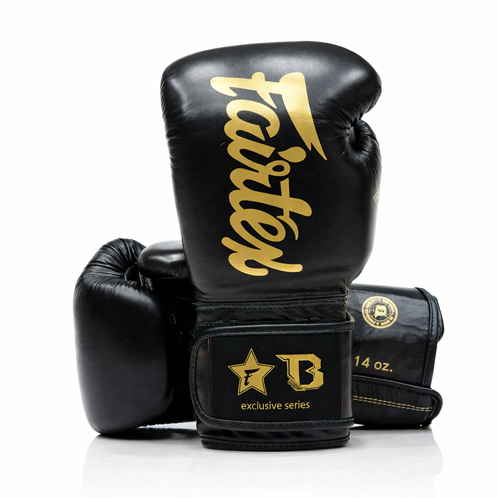 Fairtex x Booster FXB Premium Co-Branded Boxing Gloves Black