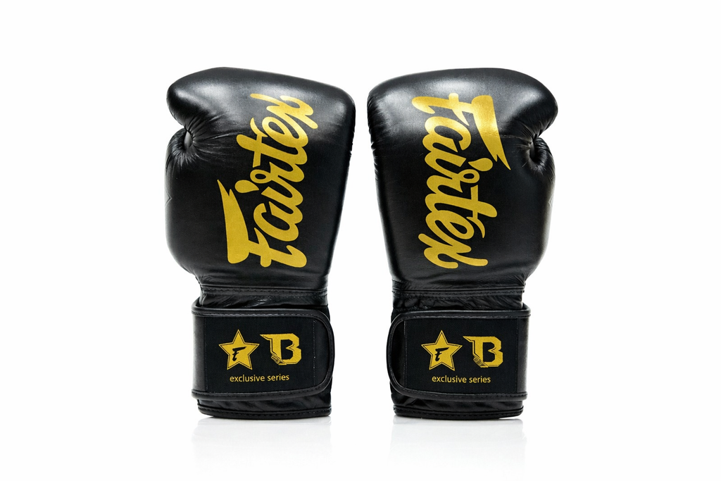 Fairtex x Booster FXB Premium Co-Branded Boxing Gloves Black